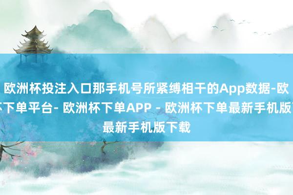 欧洲杯投注入口那手机号所紧缚相干的App数据-欧洲杯下单平台- 欧洲杯下单APP - 欧洲杯下单最新手机版下载