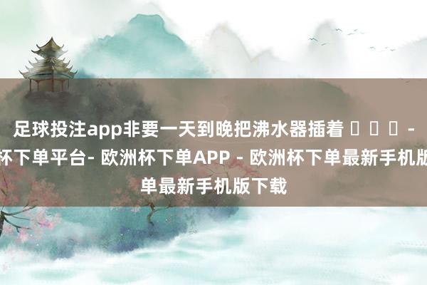 足球投注app非要一天到晚把沸水器插着 ​​​-欧洲杯下单平台- 欧洲杯下单APP - 欧洲杯下单最新手机版下载